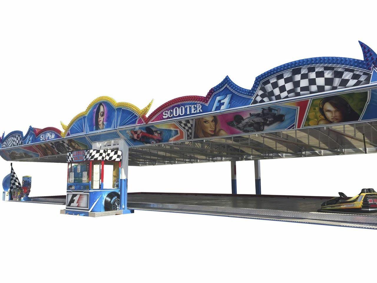 Bumper cars hall